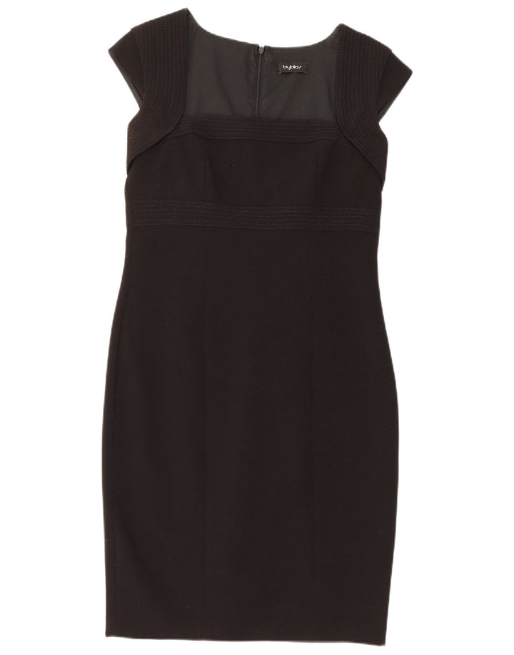 BYBLOS Vestido tubo para mujer IT 46 Grande Poliéster negro