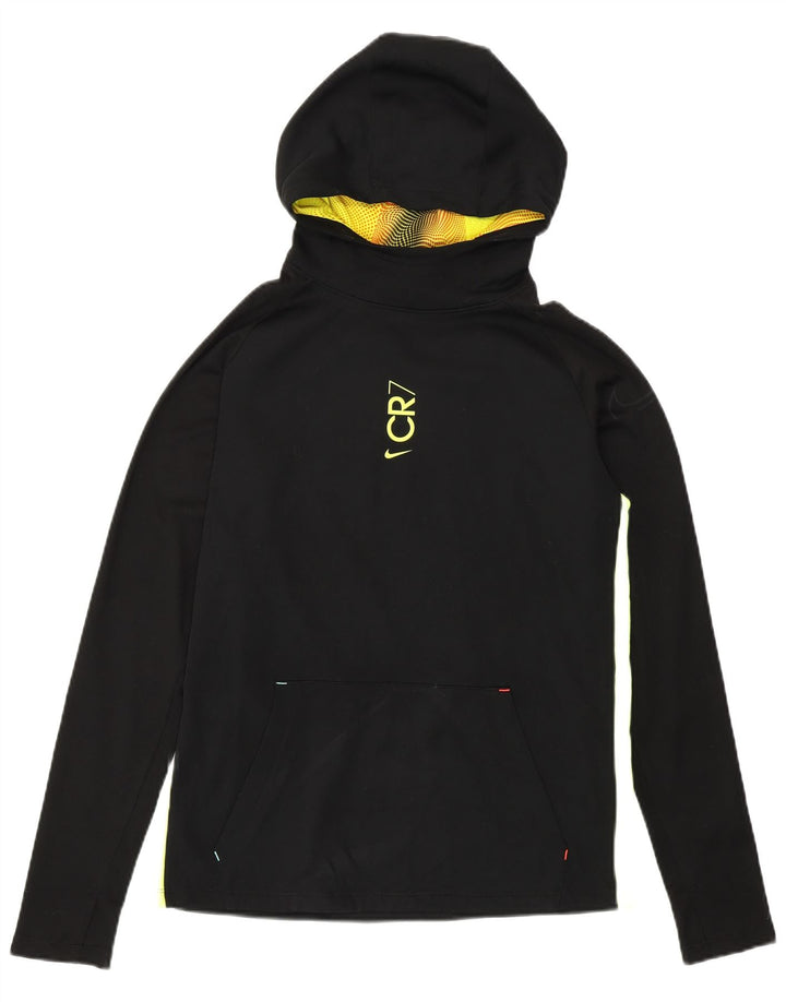 Nike Cristiano Ronaldo Sudadera con capucha para niños 12-13 años Grande Negro Deportes
