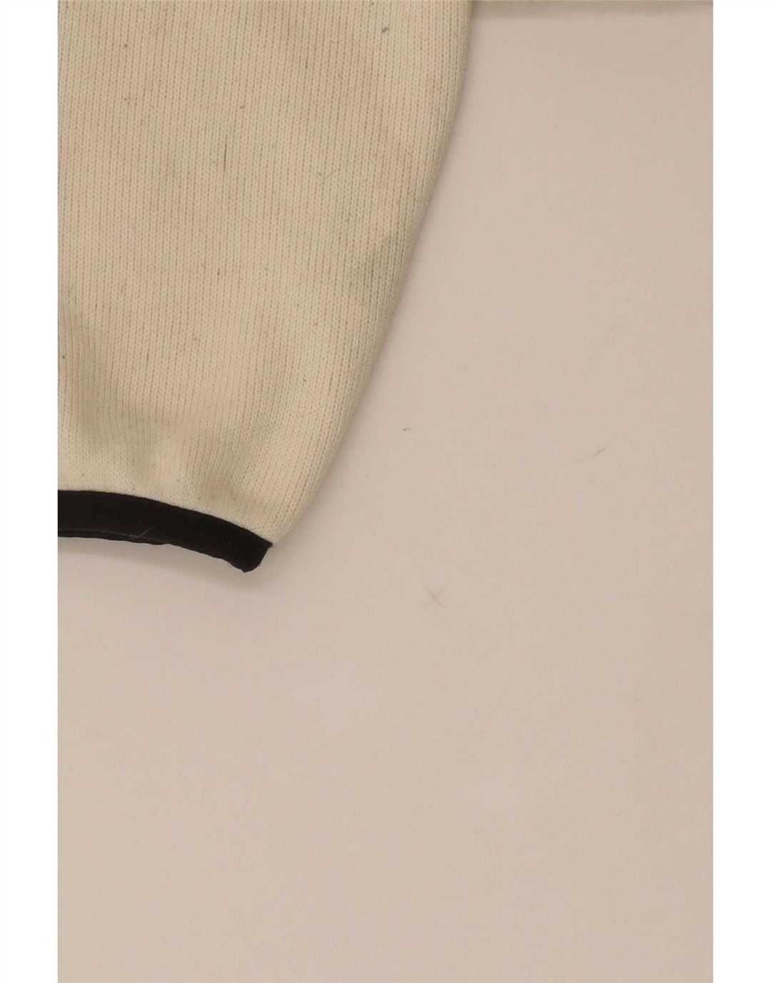 Dkny Sudadera extragrande con cremallera de 1/4 para mujer UK 6 XS Off White Poliéster