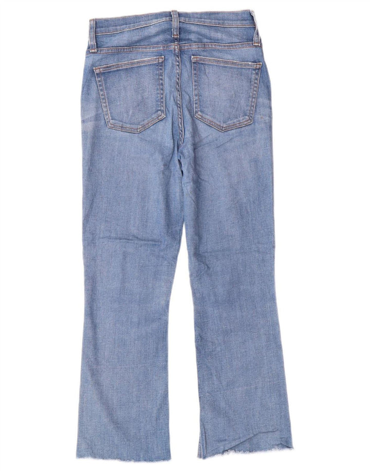 J. CREW Vaqueros recortados Billie Demi Bootcut para mujer W27 L25 Algodón azul