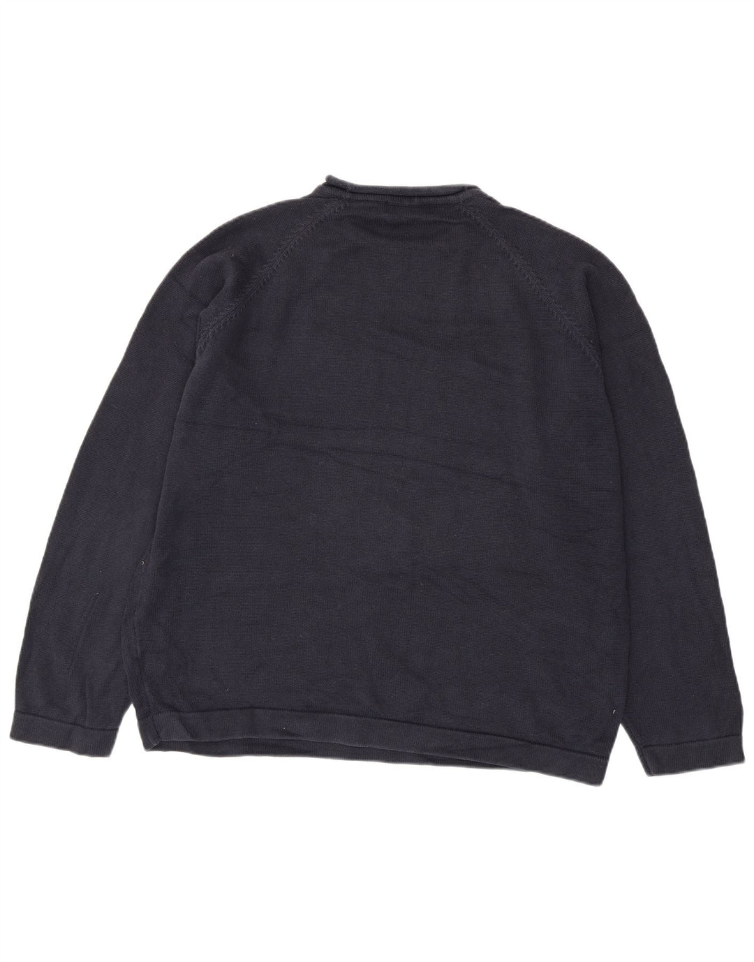 Marks & Spencer - Jersey de cuello redondo para hombre, talla 2XL, algodón azul marino