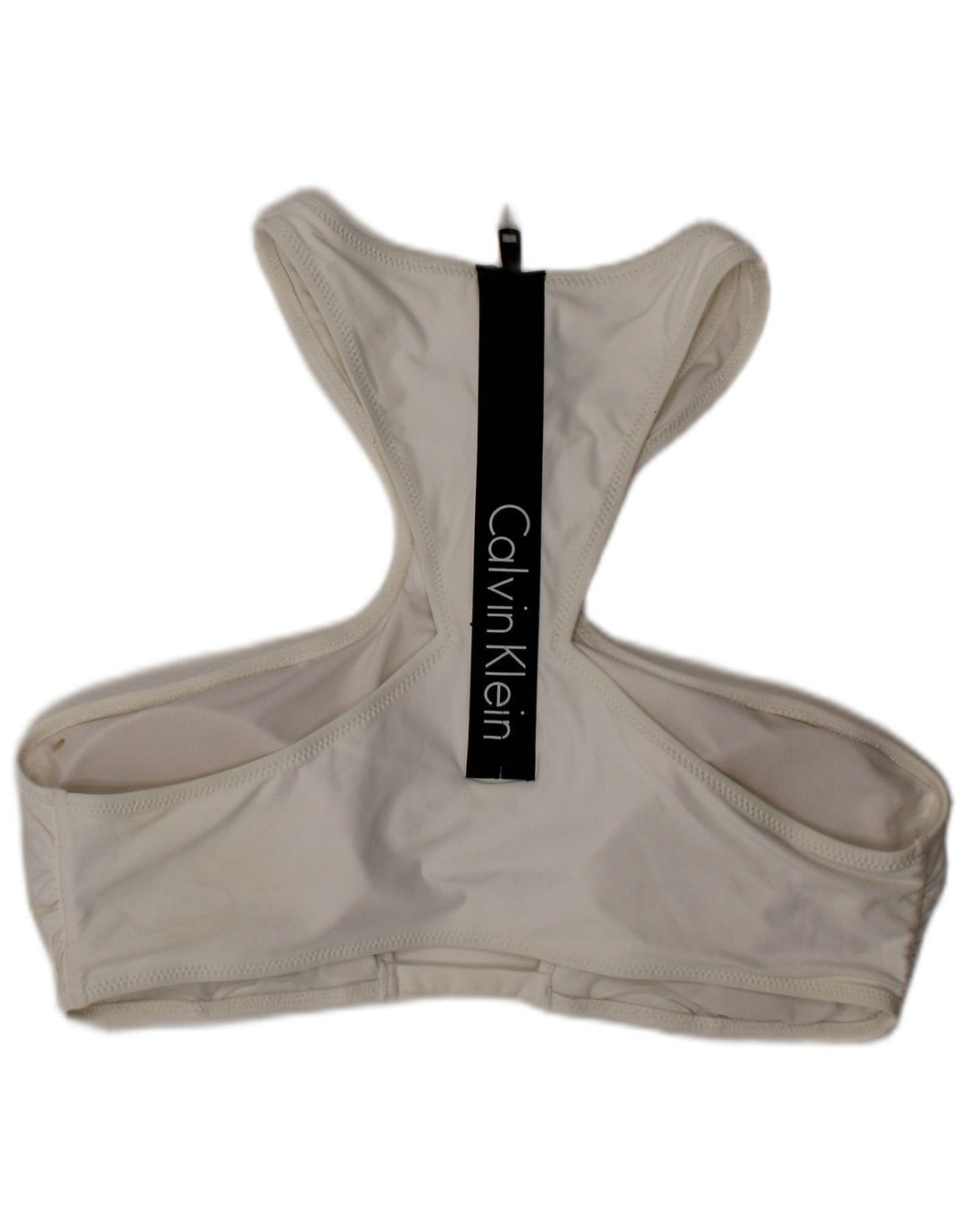 Calvin Klein Traje De Baño Gráfico Para Mujer Poliéster Blanco Grande