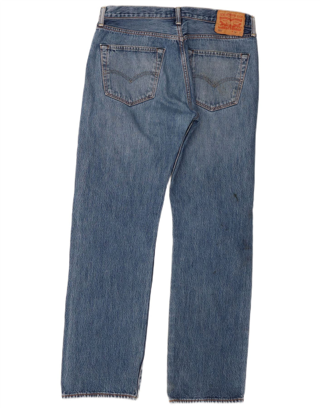 Levi's Vaqueros rectos 501 para hombre W34 L32 Algodón azul
