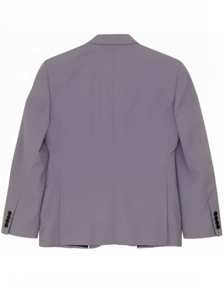Marks & Spencer Chaqueta tipo blazer con 2 botones para hombre, talla 40, color azul mediano