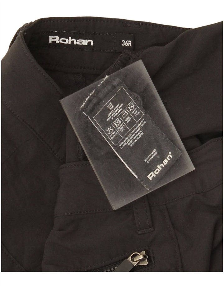 Pantalón Cargo Recto Mujer Rohan W36 L31 Poliamida Gris