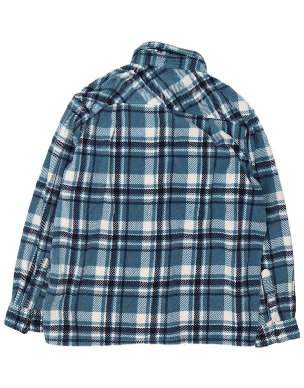 Atlas For Men Camisa polar para hombre Poliéster azul grande