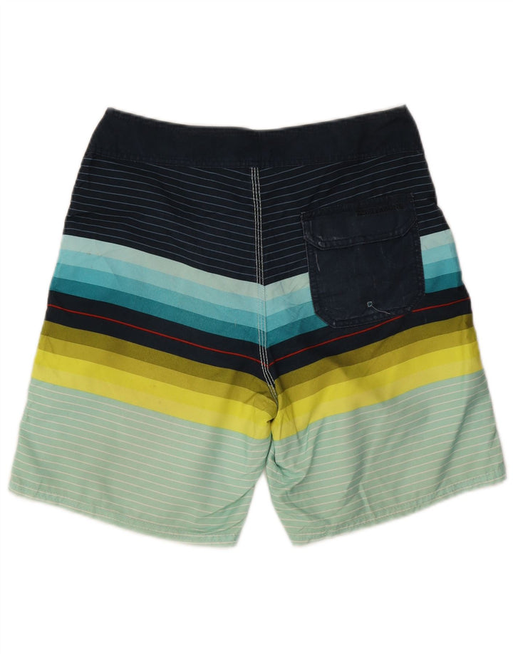 Billabong Bañador tipo shorts para niño 15-16 años Poliéster a rayas multicolor