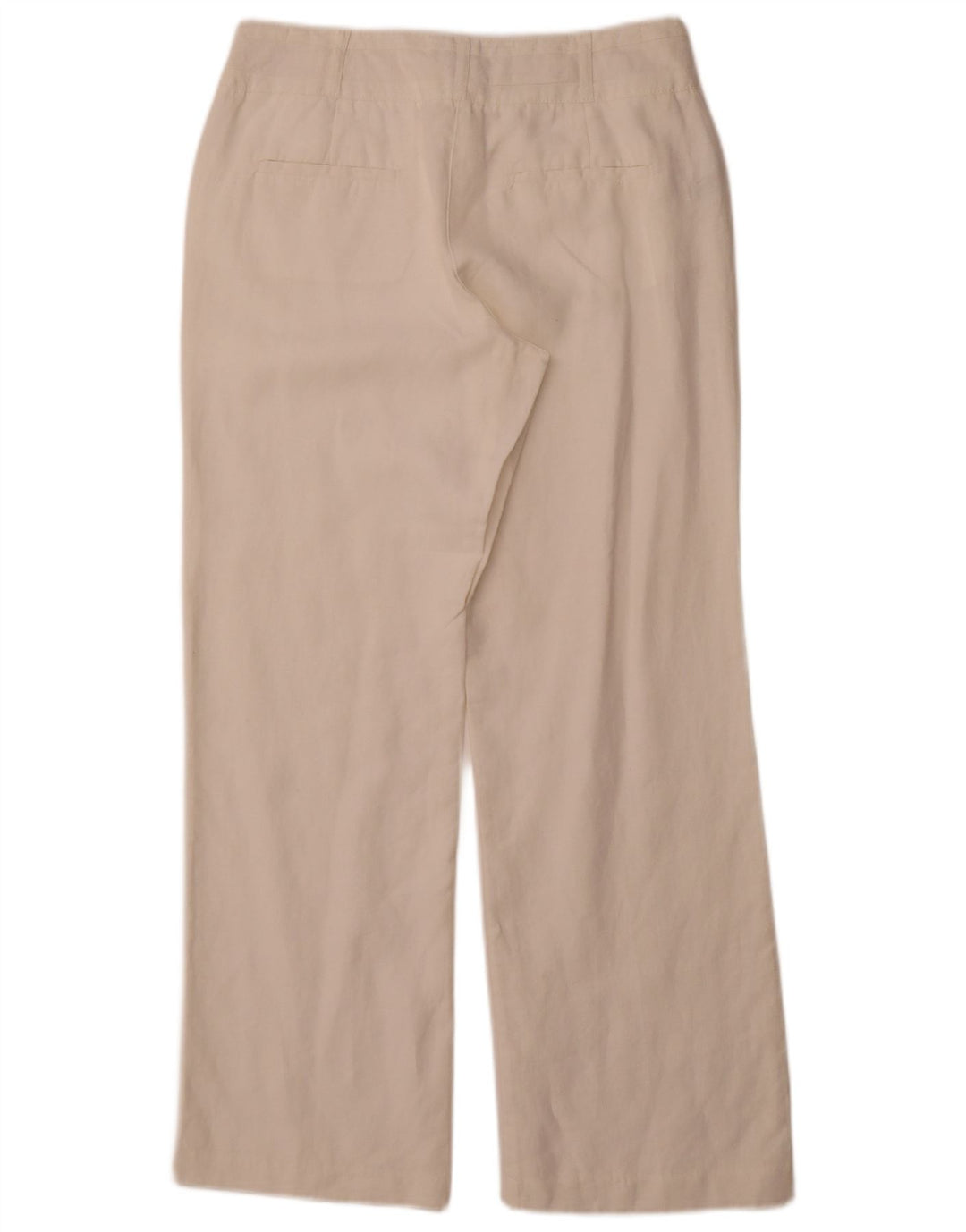 MONSOON Pantalones casuales rectos para hombre UK 10 Small W30 L29 White Linen