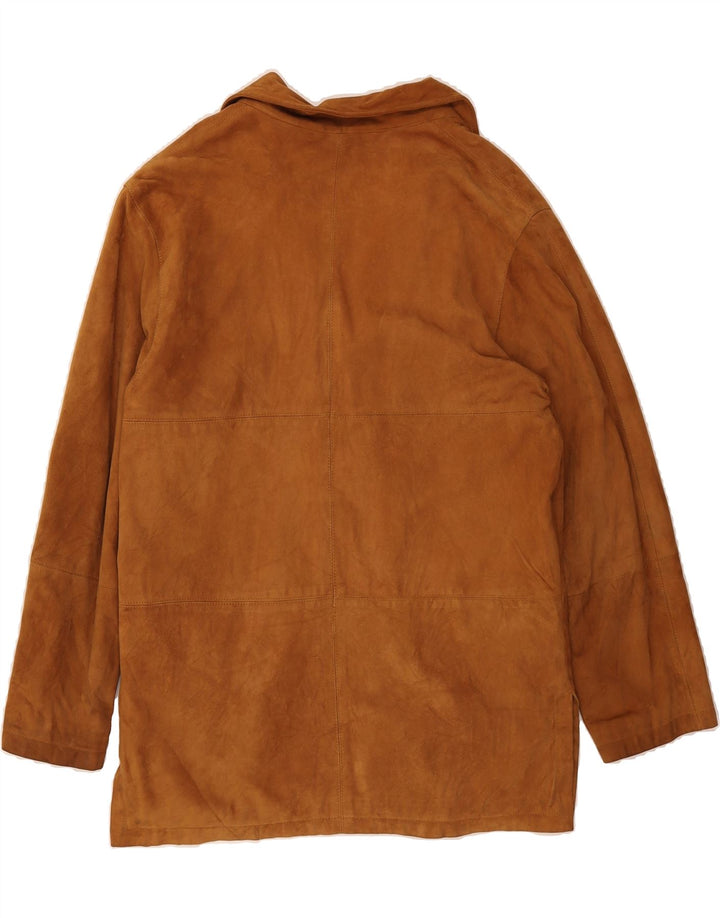CONBIPEL Womens Suede Jacket IT 44 Medium Brown Leather Vintage Conbipel and Second-Hand Conbipel from Messina Hembry 