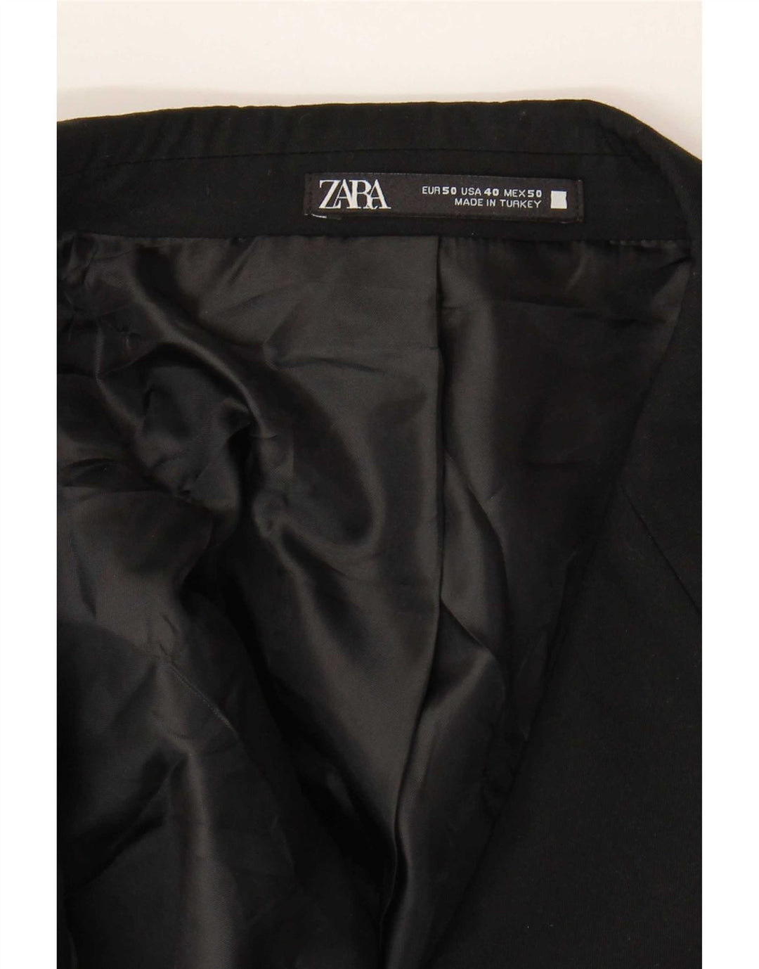 Zara Chaqueta tipo blazer de 2 botones para hombre EU 50 Medium Black