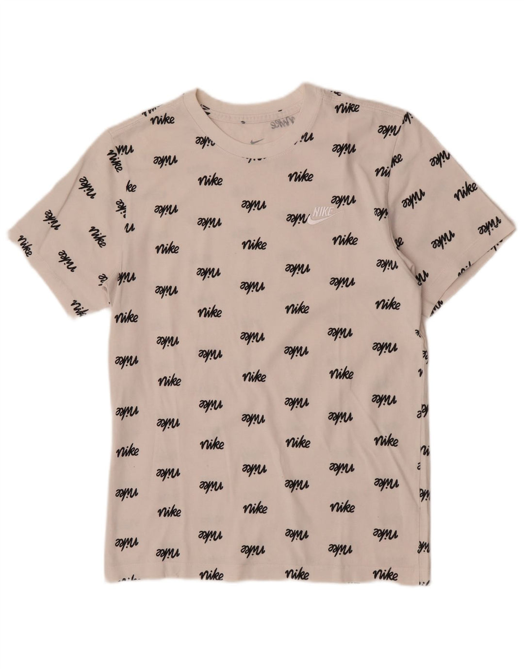 Nike - Camiseta gráfica para hombre, talla pequeña, color blanco