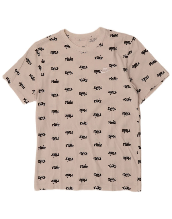 Nike - Camiseta gráfica para hombre, talla pequeña, color blanco