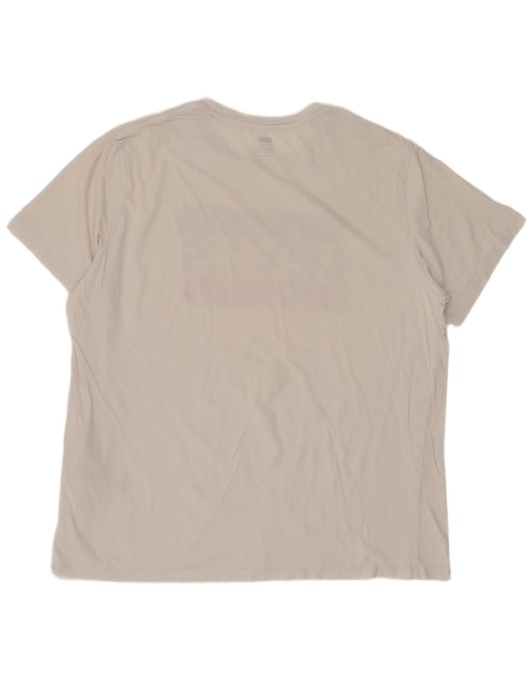 Levi's Hombre Camiseta Gráfica Top XL Algodón Blanco
