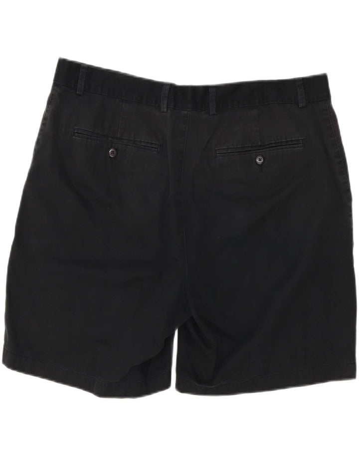 IZOD Pantalones cortos chinos para hombre W36 Algodón negro grande