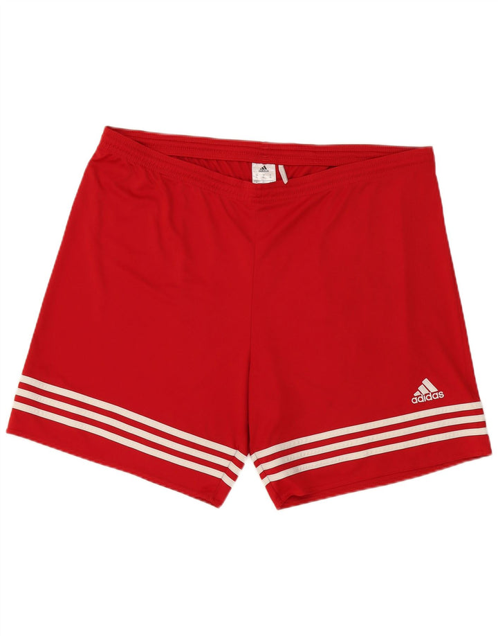 Adidas Mens Climalite Sport Shorts XL Rojo Poliéster