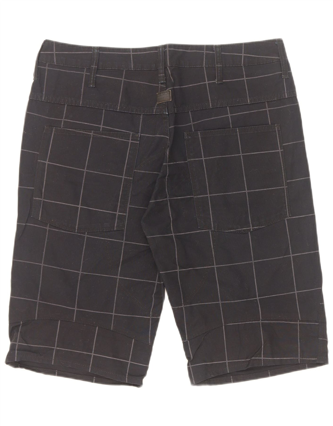G-Star Bermudas para hombre W32 Medium Black Check Cotton