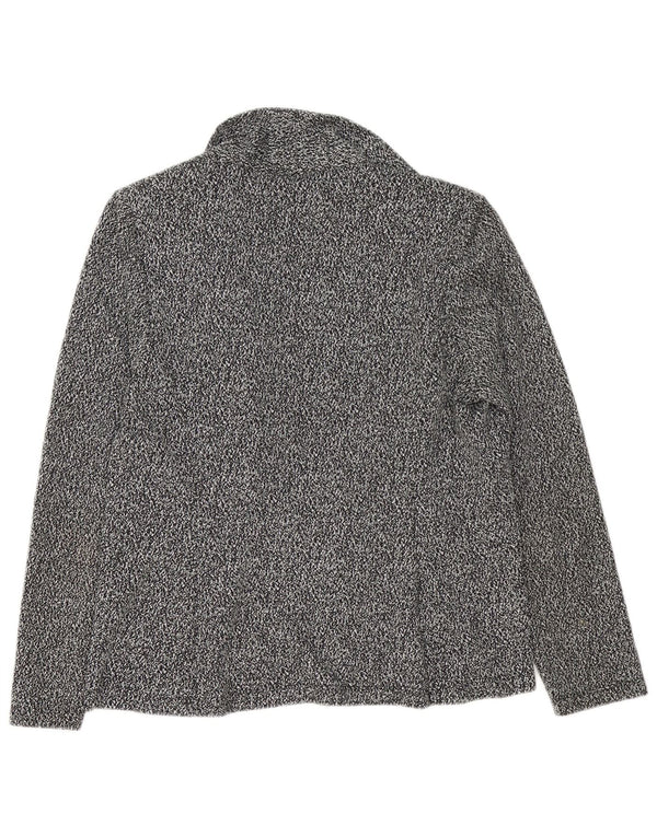 Marks & Spencer Chaqueta tipo blazer abierta de punto para mujer UK 42 Mediana con moteados negros