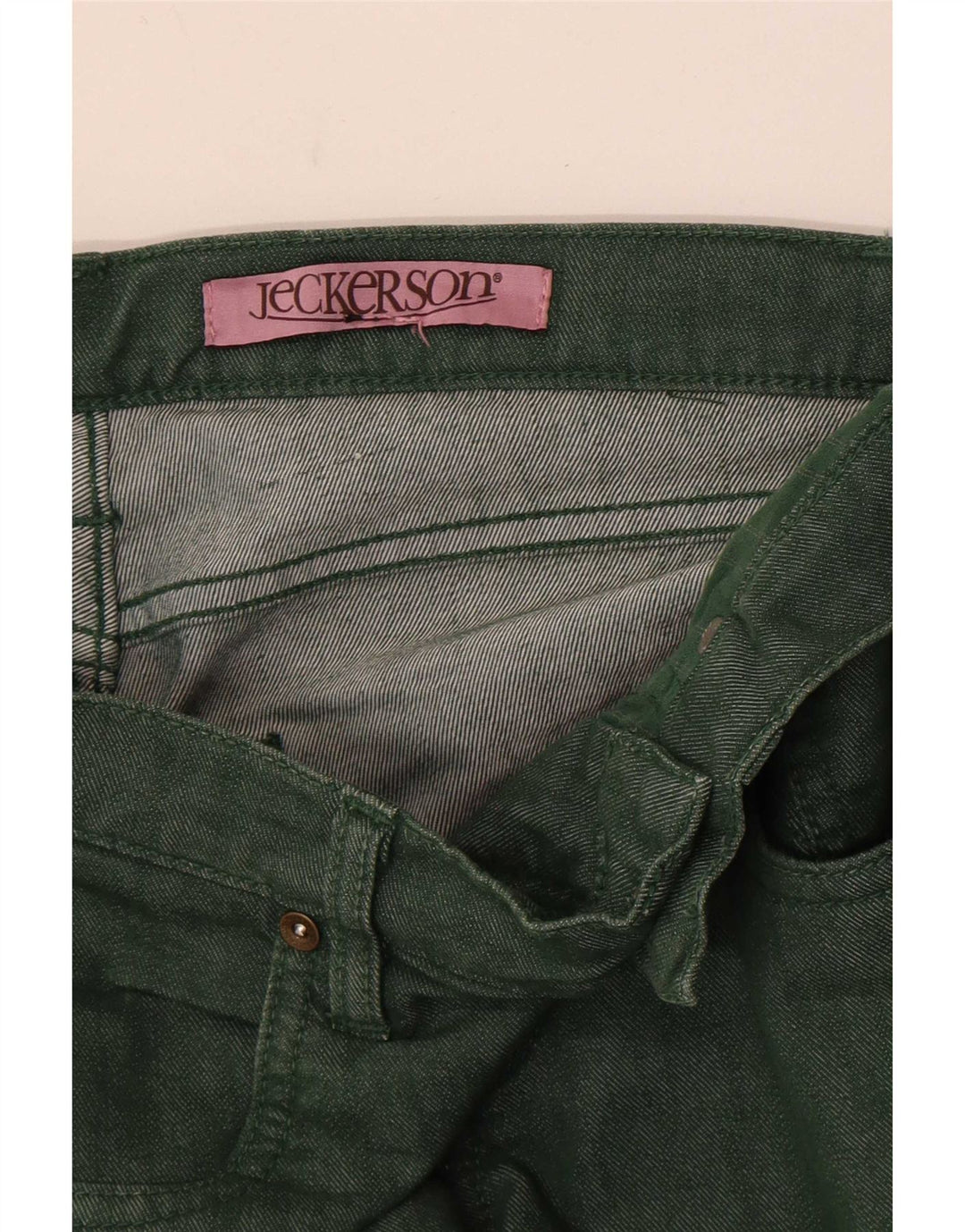 Vaqueros ajustados para mujer Jeckerson W28 L34 Verde