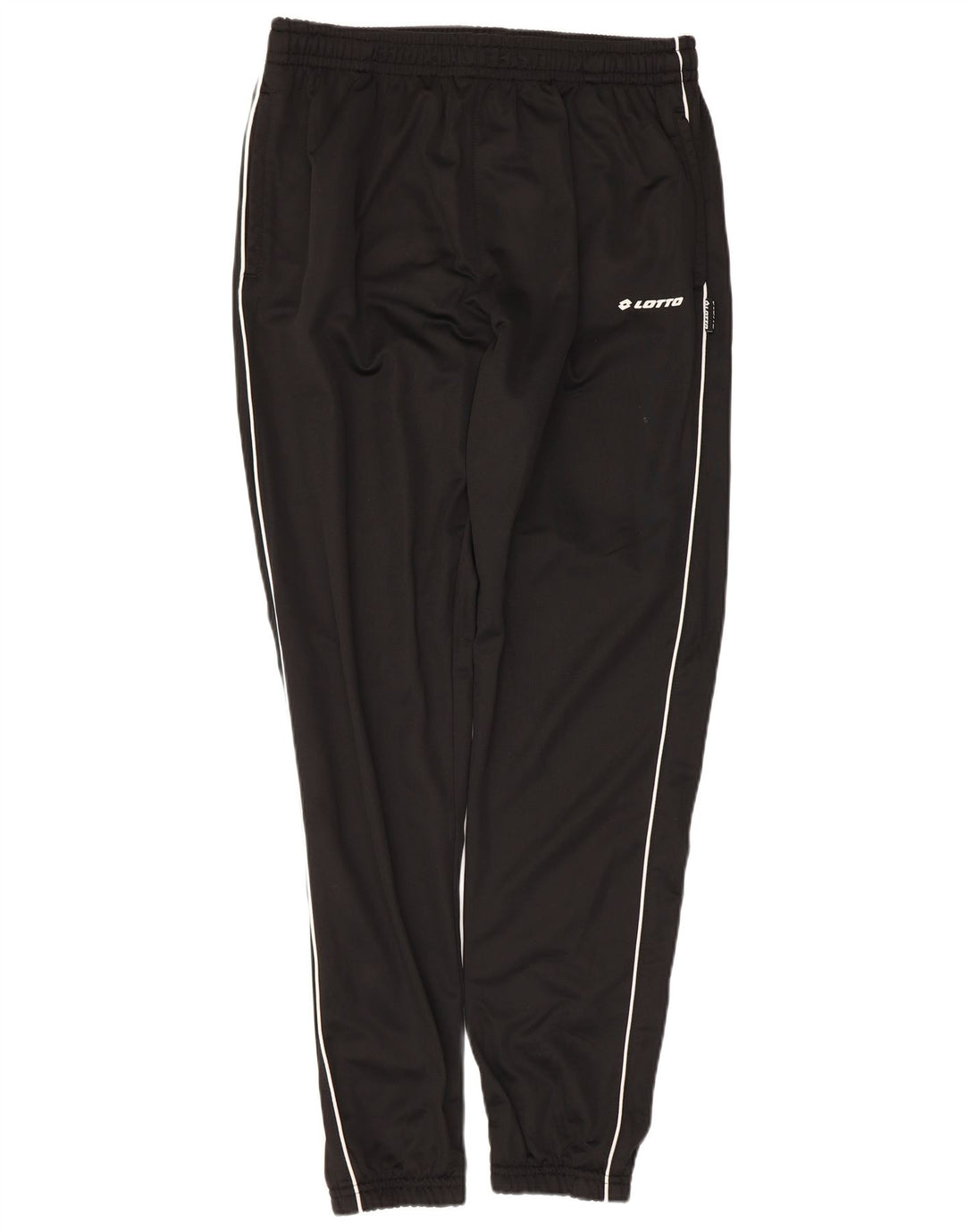 Lotto Hombre Pantalones De Chándal Joggers Large Negro Poliéster