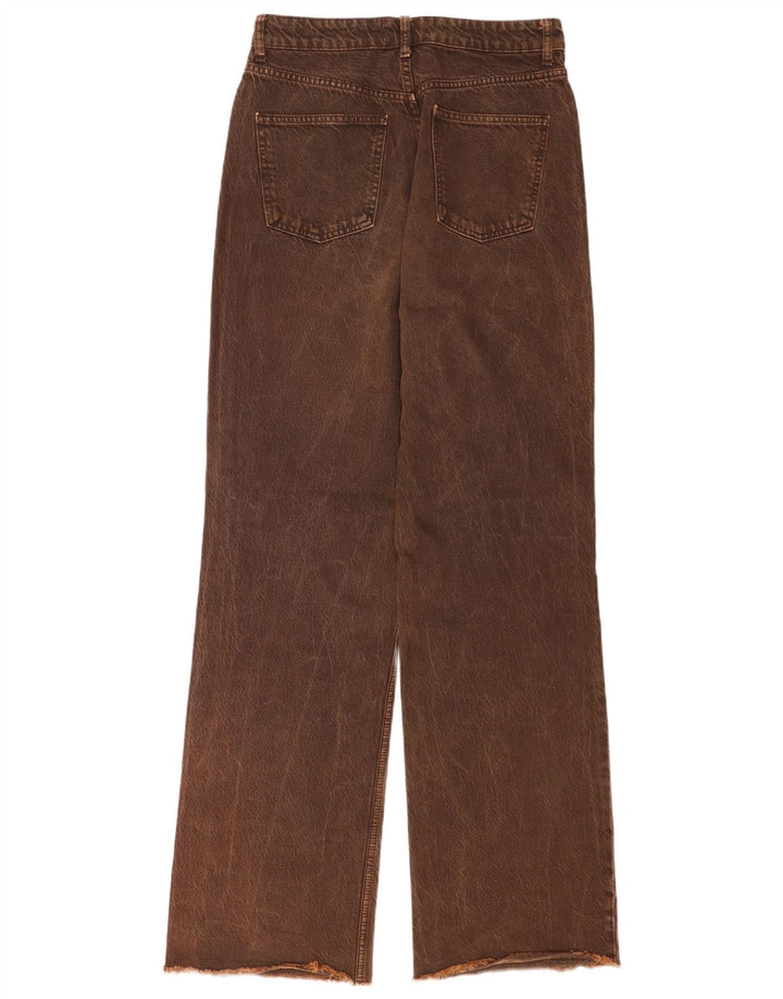 Zara Jeans Rectos Mujer EU 40 Medium W30 L33 Marrón