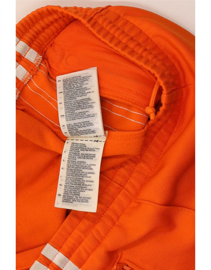 Adidas Pantalones de chándal para mujer UK 8 Small Naranja Poliéster
