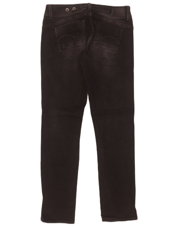 Vaqueros rectos Midge para mujer G-Star W31 L32 Algodón negro