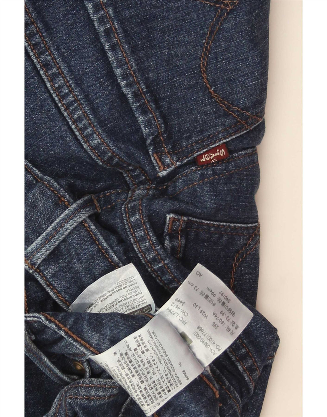 Vaqueros Levi's Mujer Slim W29 L30 Algodón Azul