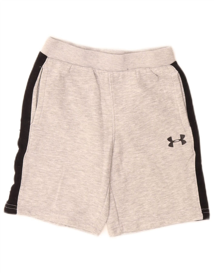 UNDER ARMOUR Pantalones cortos deportivos con gráficos para niños 6-7 años Gris Colorblock