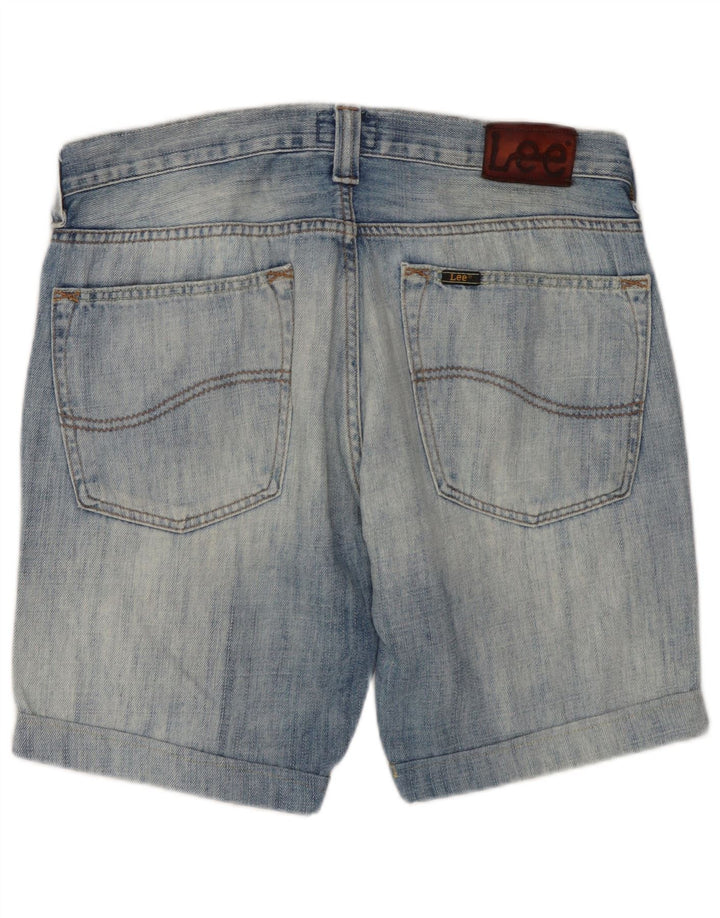 Lee Mens Ripley Shorts De Mezclilla W31 Algodón Azul Medio