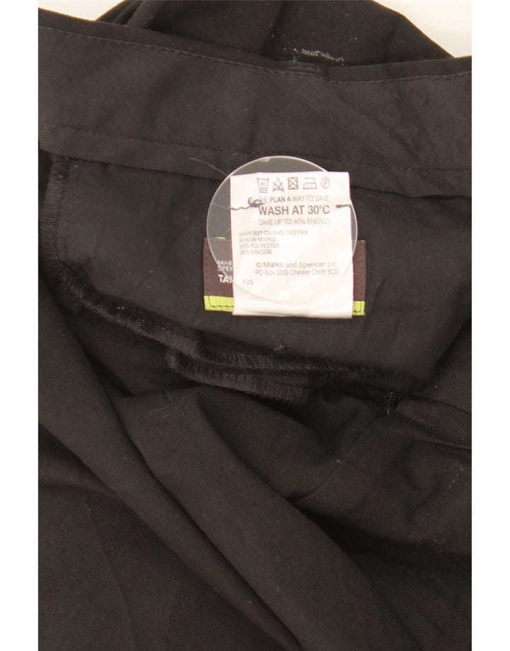 Marks & Spencer Pantalones de traje rectos a medida para hombre W40 L31 Negro