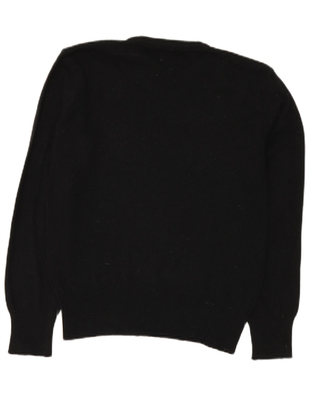 Benetton Jersey Mujer Cuello Redondo IT 50 XL Lana Negro