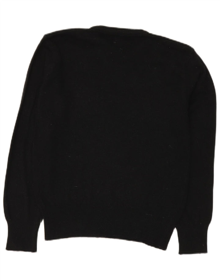 Benetton Jersey Mujer Cuello Redondo IT 50 XL Lana Negro