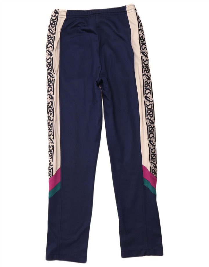 Chándal Asics Mujer Completo IT 48 XL Azul Marino Colorblock Poliamida