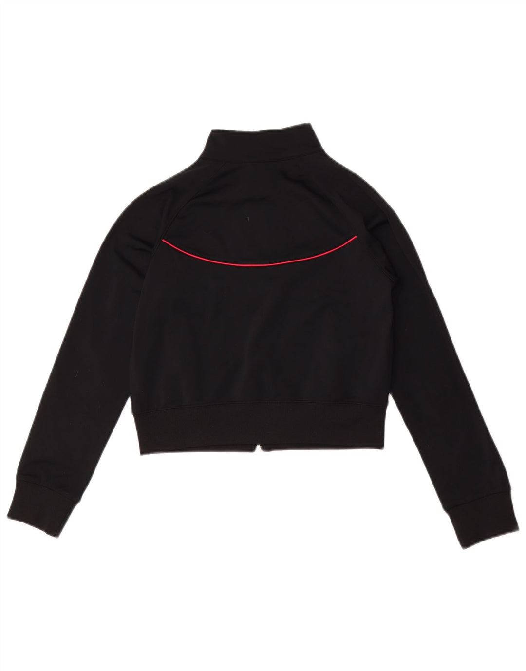 Nike Chaqueta corta de chándal para niñas 10-11 años Mediana Negro Poliéster
