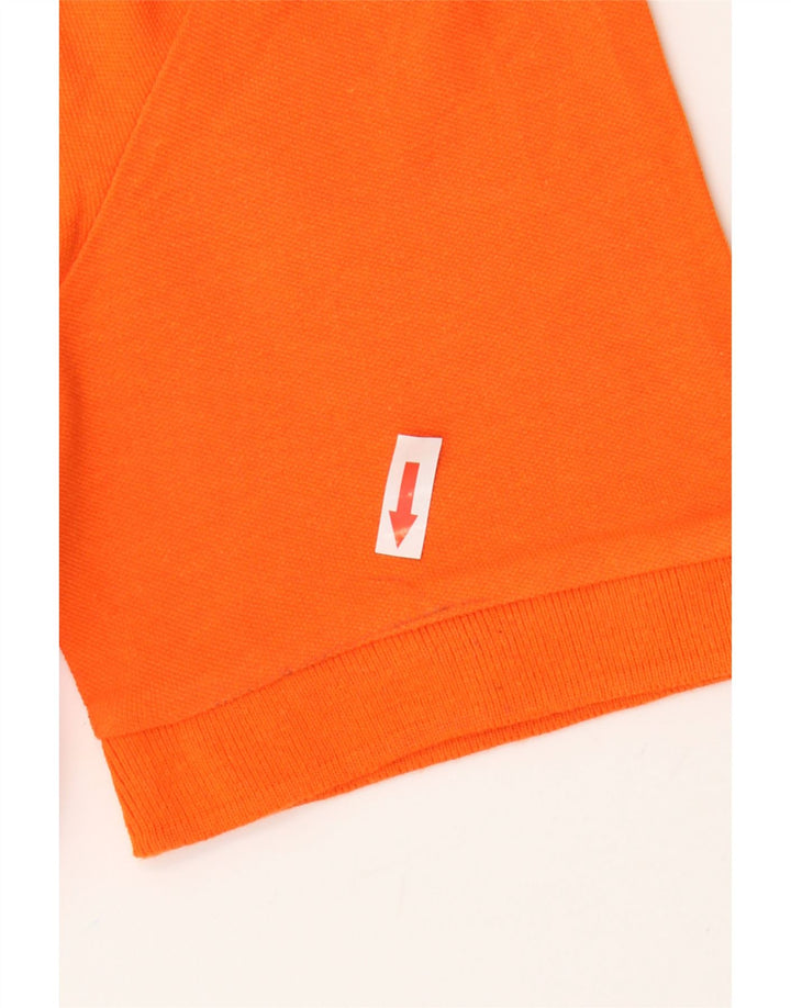 Polo Kappa Hombre Grande Naranja Algodón