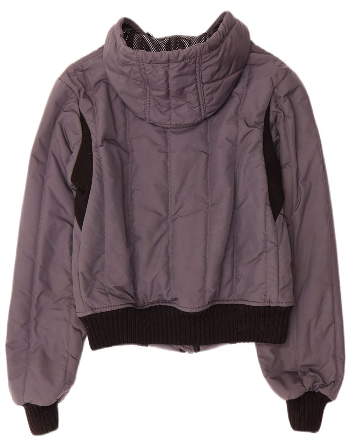 Refrigiwear Chaqueta impermeable con capucha para mujer IT 44 Nylon color block gris medio