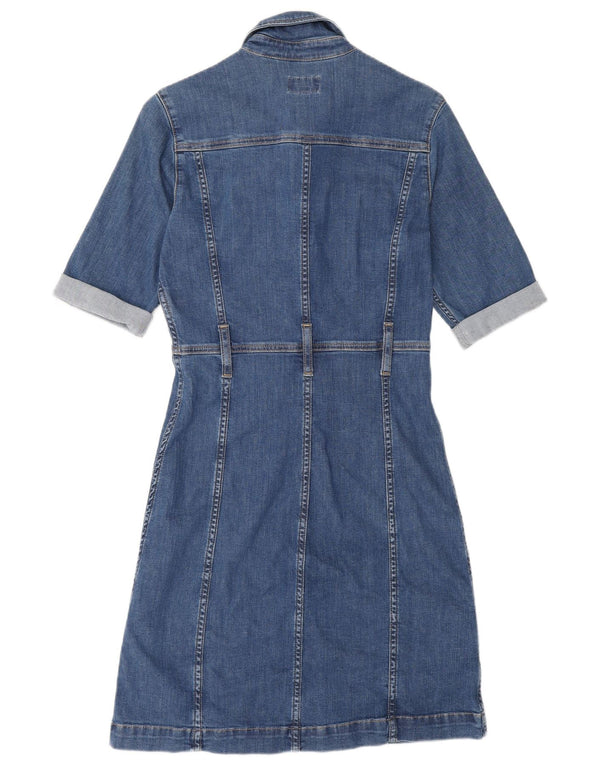 PEPE Jeans Vestido vaquero para mujer UK 10 Small Azul Algodón