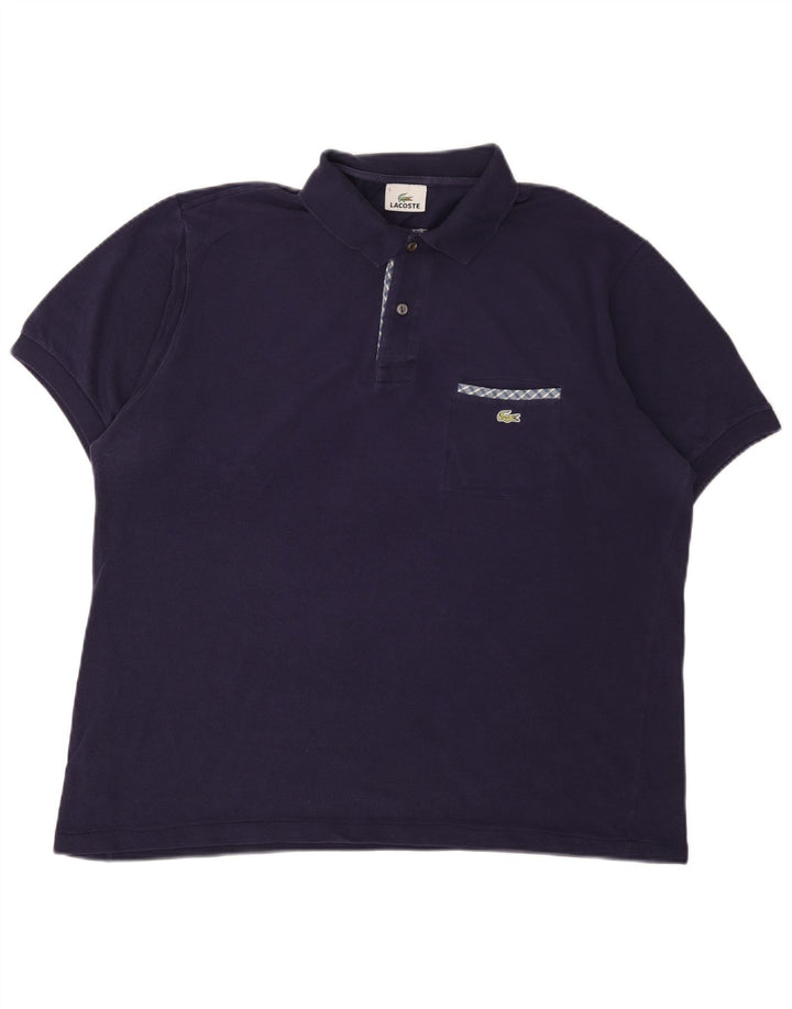 Polo Lacoste para hombre talla 5 grande azul marino
