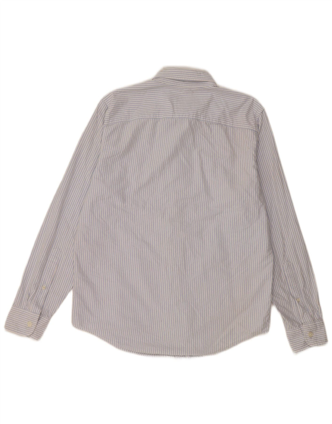Camisa Abercrombie & Fitch Hombre Algodón Rayas Azul Medio