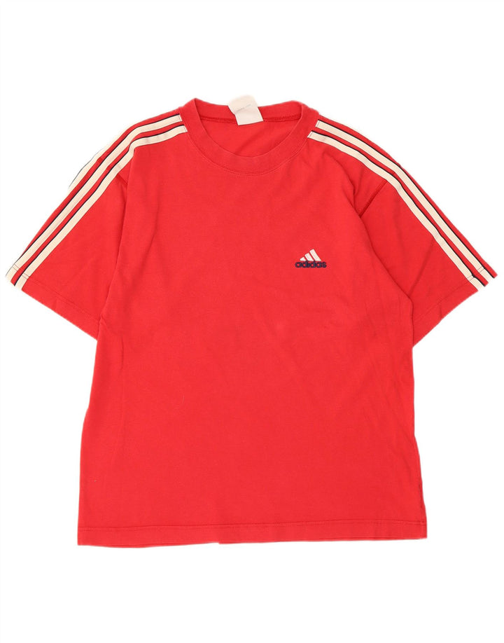 ADIDAS Camiseta para hombre Top UK 34/36 Small Rojo Algodón