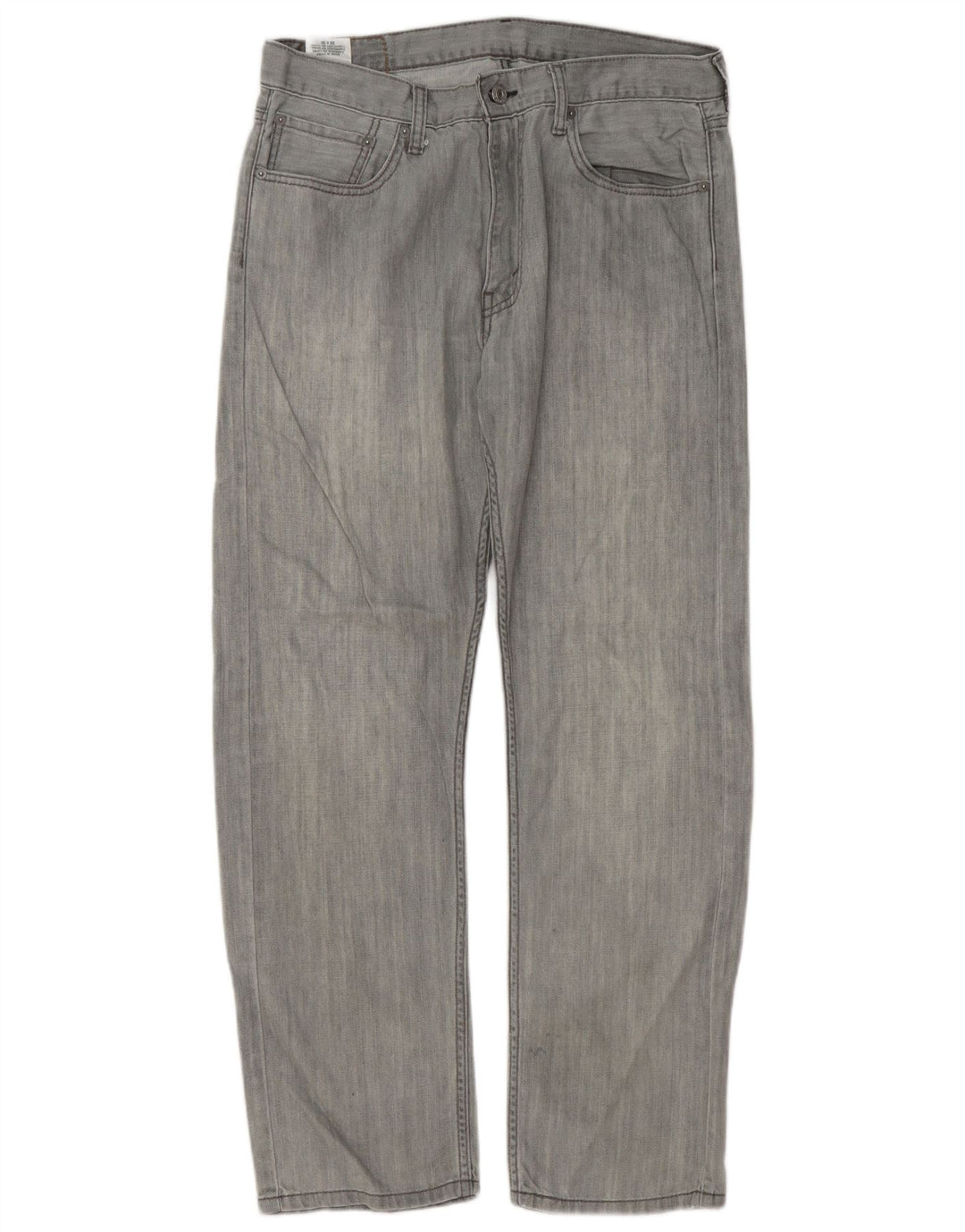 Levi's Vaqueros rectos 505 para hombre W33 L30 Algodón gris