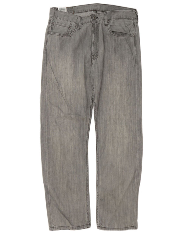Levi's Vaqueros rectos 505 para hombre W33 L30 Algodón gris