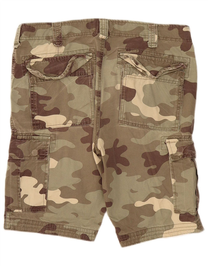 Pantalones cortos cargo para mujer Best Company IT 48 Medium W36 Camuflaje caqui