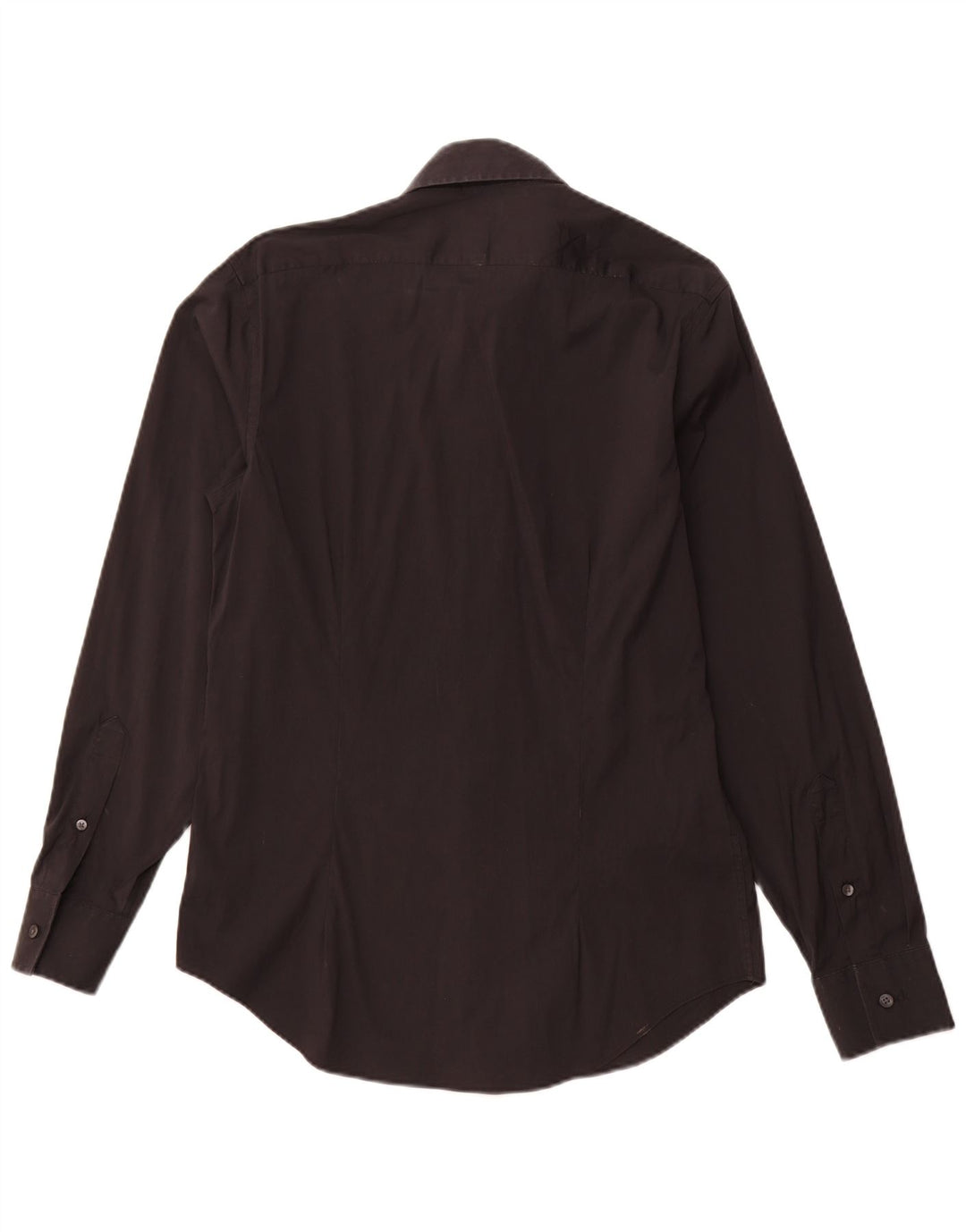 CALVIN KLEIN Camisa Slim Fit para hombre Talla 39 15 1/2 Mediana Negro Algodón