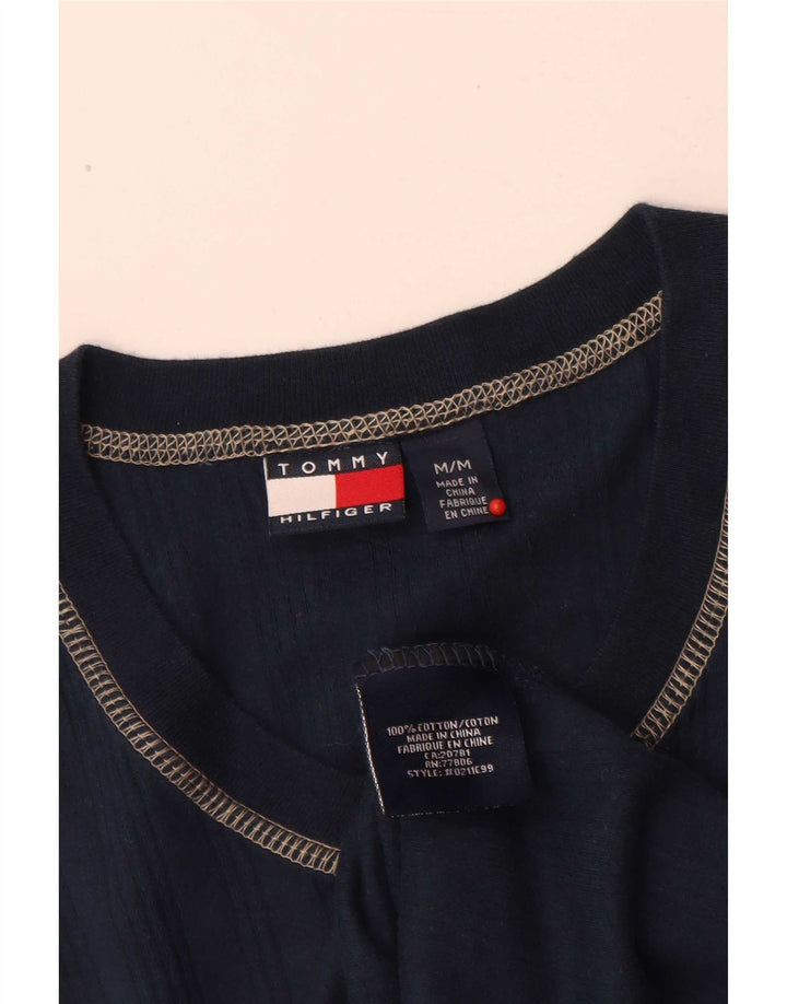 Camiseta Tommy Hilfiger Hombre Top Medium Azul Marino Algodón
