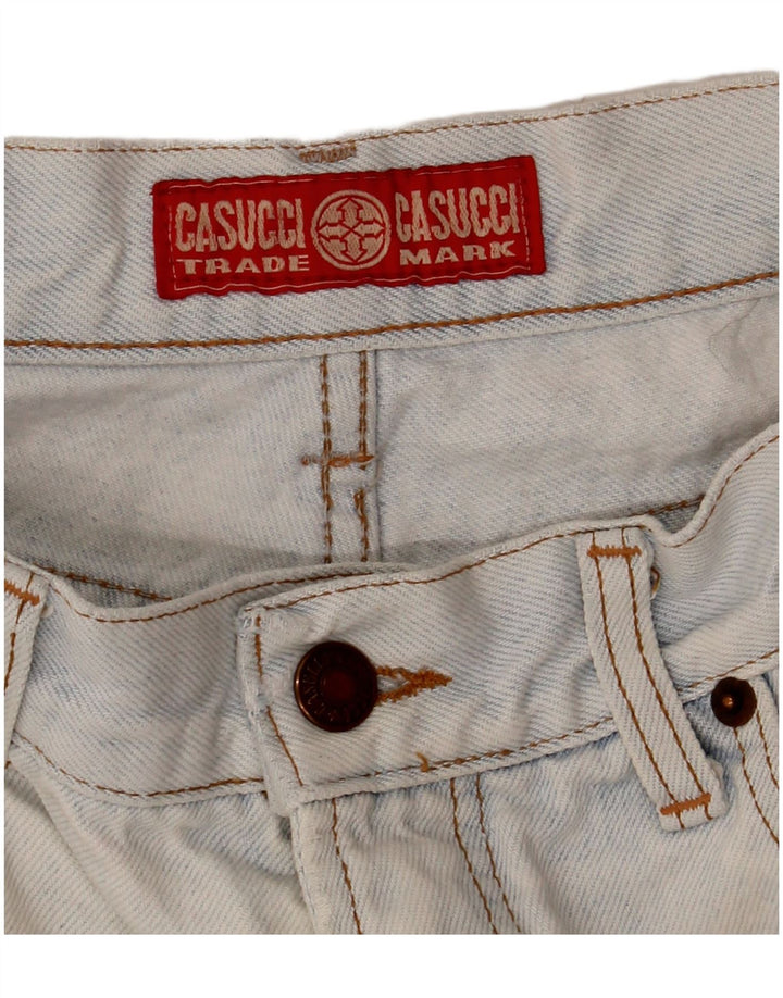 Casucci Shorts De Mezclilla Con Gráficos Para Hombre W30 Azul Medio