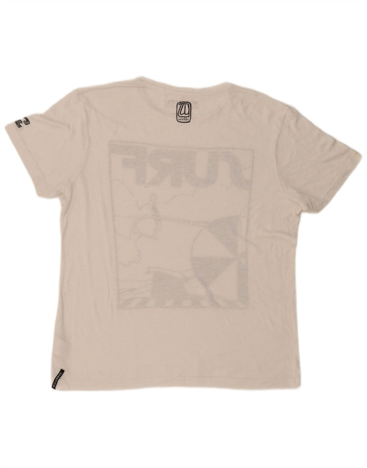 BILLABONG Camiseta gráfica para hombre Top XL Poliéster blanco