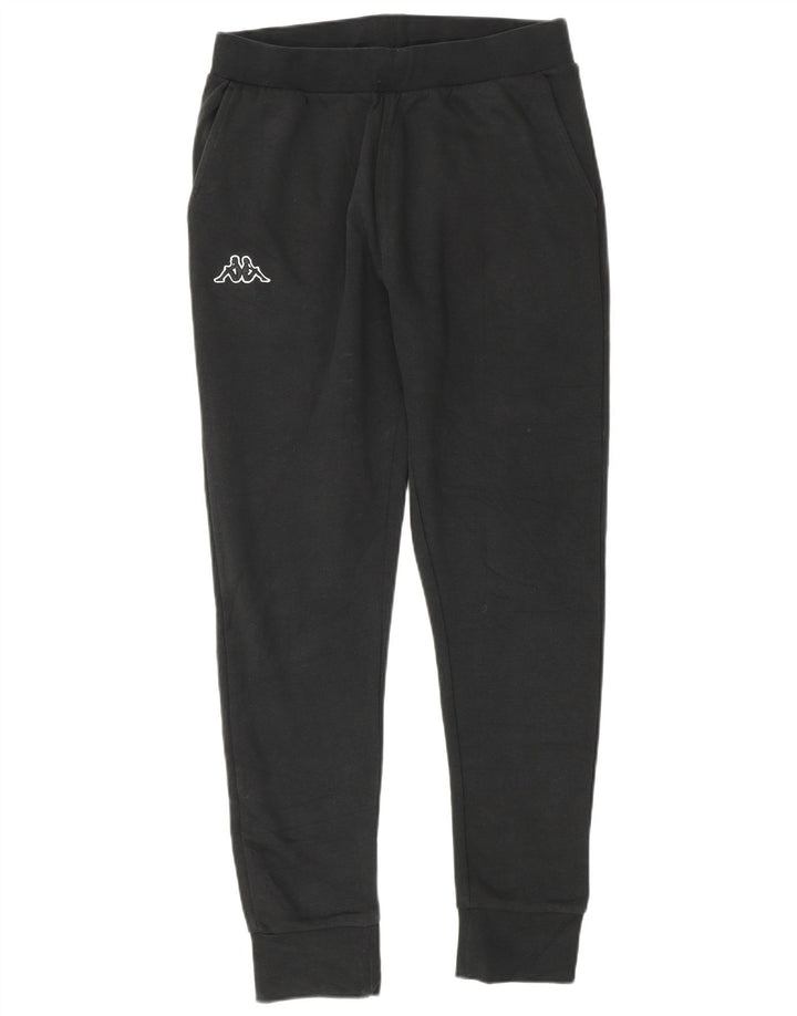 Kappa Hombre Pantalones De Chándal Joggers Small Negro Algodón
