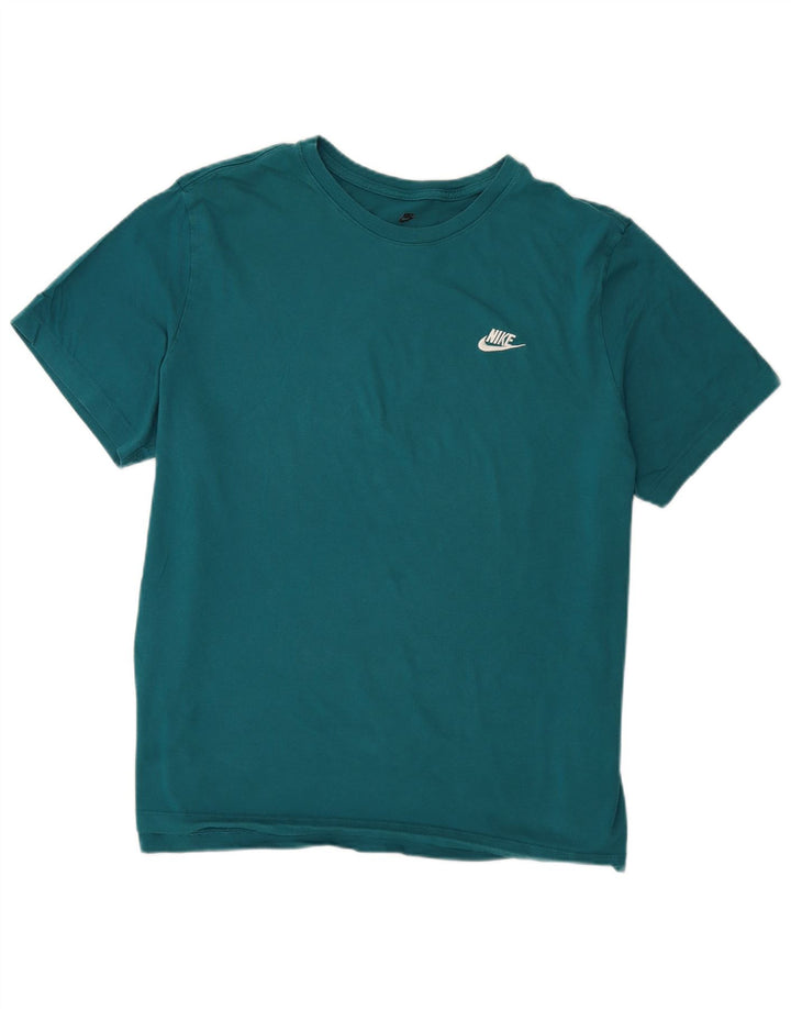 Nike Camiseta Hombre Top 2XL Turquesa Algodón