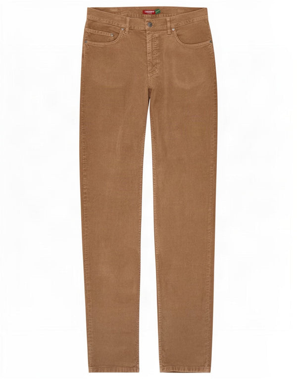 Carrera Mens 700 Regular Pana Pantalones W34 L34 Algodón Beige